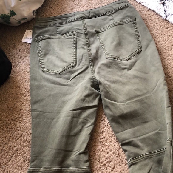 Green free people jeans - Picture 2 of 8